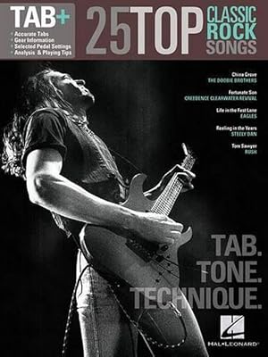 Image du vendeur pour 25 Top Classic Rock Songs - Tab. Tone. Technique. (Paperback) mis en vente par Grand Eagle Retail