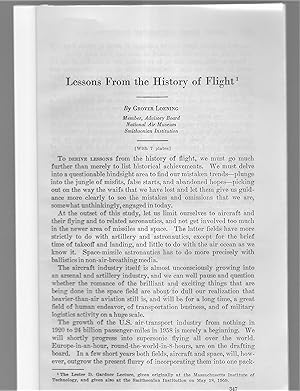 Seller image for Lessons From The History Of Flight for sale by Legacy Books II