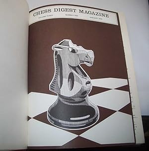 Chess Digest Magazine 1970 Volume Three, 12 Issues Bound Together