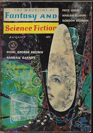 Image du vendeur pour The Magazine of FANTASY AND SCIENCE FICTION (F&SF): August, Aug. 1962 mis en vente par Books from the Crypt