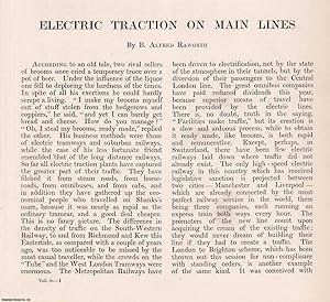 Electric Traction on Main Lines. An original article from Engineering, 1902.