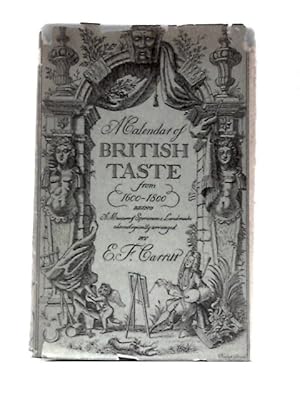 Imagen del vendedor de A Calendar of British Taste a la venta por World of Rare Books