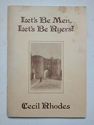 Imagen del vendedor de Let's Be Men, Let's Be Ryers! a la venta por best books