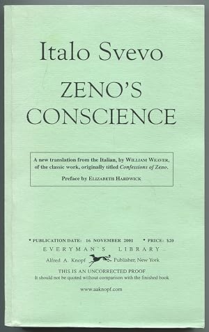 Imagen del vendedor de Zeno's Conscience a la venta por Between the Covers-Rare Books, Inc. ABAA