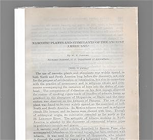 Image du vendeur pour Narcotic Plants And Stimulants Of The Ancient Americans mis en vente par Legacy Books II