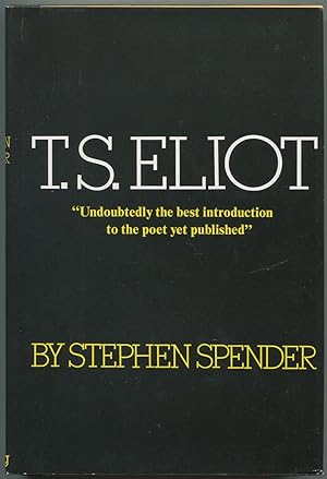 Seller image for T.S. Eliot for sale by Between the Covers-Rare Books, Inc. ABAA