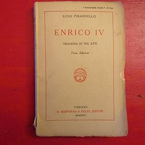 Immagine del venditore per Enrico V Tragedia in tre atti venduto da Antonio Pennasilico