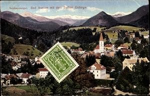 Ansichtskarte / Postkarte Bad Aussee Steiermark, Panorama mit dem Todten Gebirge, Salzkammergut