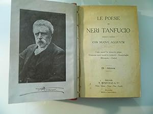 Imagen del vendedor de LE POESIE DI NERI TANFUCIO CON NUOVE AGGIUNTE a la venta por Historia, Regnum et Nobilia