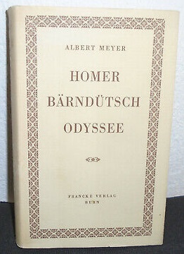 Bild des Verkufers fr HOMER BRNDTSCH ODYSSEE. Gesnge I - XXIV (1-24). zum Verkauf von INGARDIO