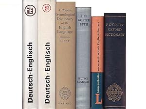 Konvolut Wörterbücher Englisch/Deutsch". 6 Titel. 1.) A Concise Etymological Dictionary of Engli...