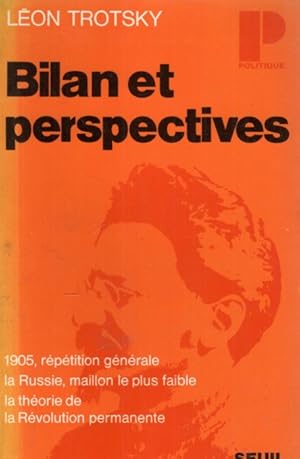 Bild des Verkufers fr Bilan et perspectives zum Verkauf von Antiquariat Jterbook, Inh. H. Schulze