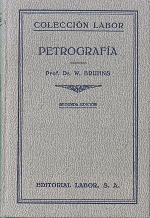 Imagen del vendedor de Petrografia a la venta por Librera Alonso Quijano