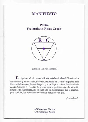 AMORC Manifiesto Positio Fraternitatis Rosae Crucis 2001