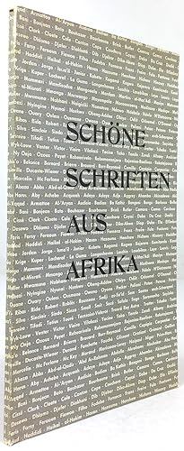 Imagen del vendedor de Schne Schriften aus Afrika. Ein Verzeichnis von Werken zeitgenssischer afrikanischer Autoren. a la venta por Antiquariat Heiner Henke