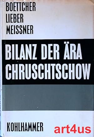 Seller image for Bilanz der ra Chruschtschow. for sale by art4us - Antiquariat