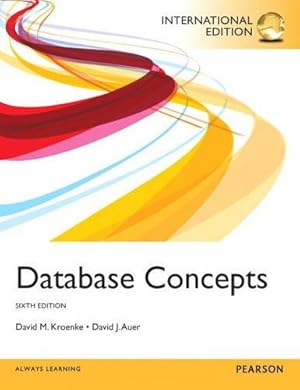 Seller image for Database Concepts: International Edition for sale by WeBuyBooks