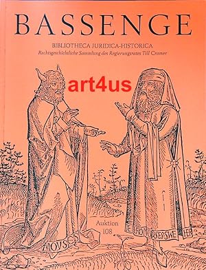 Bild des Verkufers fr Bassenge, Auktion 108 (1 Band) 13. Oktober 2016 Bibliotheca Juridica - Historica : Rechtsgeschichtliche Sammlung des Regierungsrates Till Cramer. zum Verkauf von art4us - Antiquariat