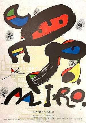 JOAN MIRO: mayo/agosto - Museo de arte moderno, bosque de Chapultepec - Instituto nacional de bel...