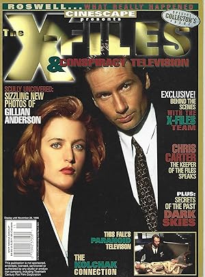 Bild des Verkufers fr Cinescape Presents Magazine Special Collectors Edition 1999 The X-Files & Conspiracy Television zum Verkauf von Warren Hahn