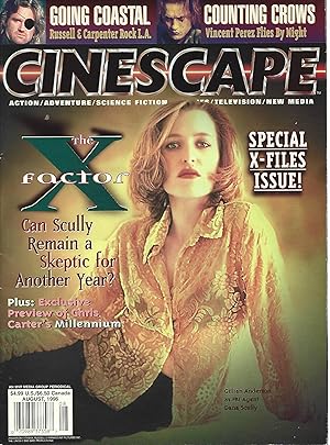 Bild des Verkufers fr Cinescape August 1996 Vol 2 No.11 Magazine Special X-Files Issue zum Verkauf von Warren Hahn