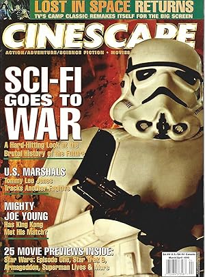 Imagen del vendedor de Cinescape Marech/April 1998 Vol;ume 4 Number 1 Sci-Fi Goes To War a la venta por Warren Hahn