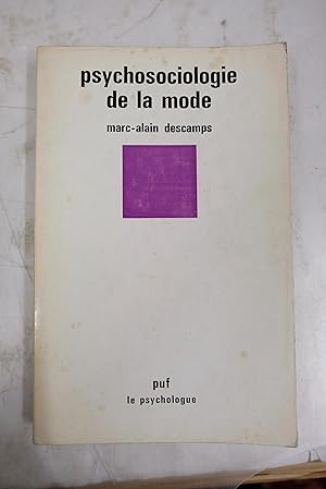 Seller image for PSYCHOSOCIOLOGIE DE LA MODE. for sale by Librairie du Levant