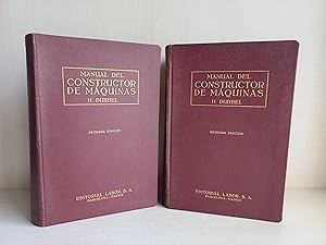 Immagine del venditore per Manual del constructor de mquinas. Dubbel. Editorial Labor, 1945. Ilustrado venduto da Bibliomania