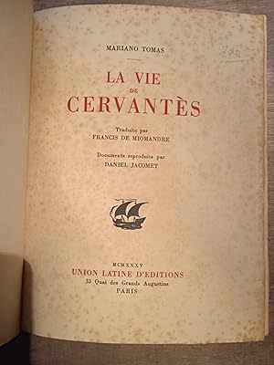 La vie de Cervantès