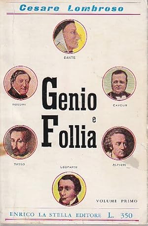 Imagen del vendedor de Genio e follia, volume primo (volume 1) a la venta por L'Odeur du Book