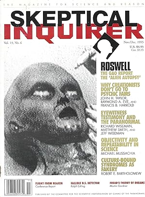 Seller image for Skeptical Inquirer Magazine Nov./Dec. 1995. Vol. 19, No. 6 - Roswell for sale by Warren Hahn