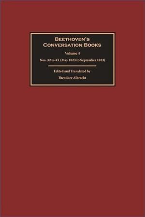 Seller image for Beethoven's Conversation Books : Nos. 32 to 43 May 1823 to September 1823 for sale by GreatBookPrices