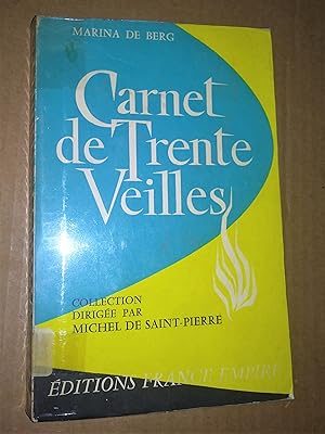 Seller image for Carnet de trente veilles for sale by Livresse