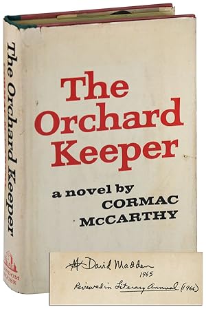 THE ORCHARD KEEPER - DAVID MADDEN'S EXTENSIVELY ANNOTATED REVIEW COPY