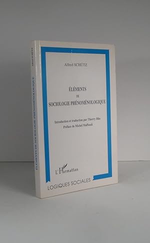 Éléments de sociologie phénoménologique