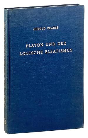 Immagine del venditore per Platon und der Logische Eleatismus venduto da Capitol Hill Books, ABAA