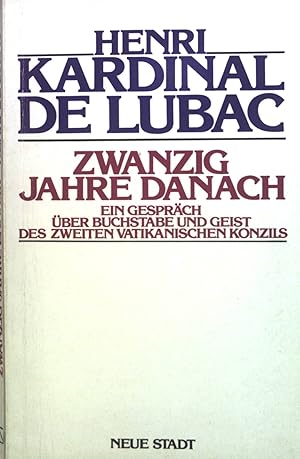 Bild des Verkufers fr Zwanzig Jahre danach : Ein Gesprch ber Buchstabe u. Geist d. 2. Vatikan. Konzils. zum Verkauf von books4less (Versandantiquariat Petra Gros GmbH & Co. KG)