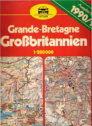 Großbritannien Straßen und Städte : [Strassenkarten] ; 1990 / 91 Grande-Bretagne