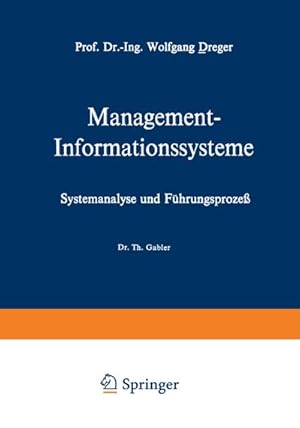 Image du vendeur pour Management-Informationssysteme mis en vente par BuchWeltWeit Ludwig Meier e.K.