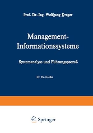 Seller image for Management-Informationssysteme for sale by Rheinberg-Buch Andreas Meier eK