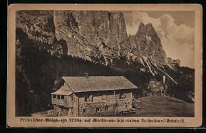 Seller image for Cartolina Seis, Prossliner Malga sul Monte da Sus for sale by Bartko-Reher