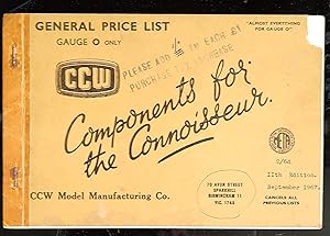 Seller image for Components for the Connoisseur : General Price List Gauge 0 Only September 1967 (11th edition) for sale by Shore Books