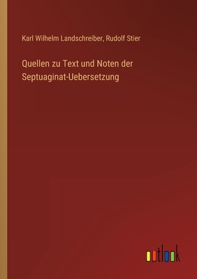 Seller image for Quellen zu Text und Noten der Septuaginat-Uebersetzung (Paperback or Softback) for sale by BargainBookStores