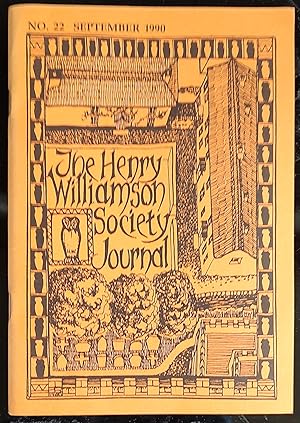 Imagen del vendedor de The Henry Williamson Society Journal September 1990 No.22 a la venta por Shore Books