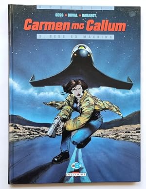 Bild des Verkufers fr Carmen Mc Callum, tome 5 : Deus ex Machina. ( Avec superbe dessin original, pleine page, de Gess ). zum Verkauf von Librairie Victor Sevilla