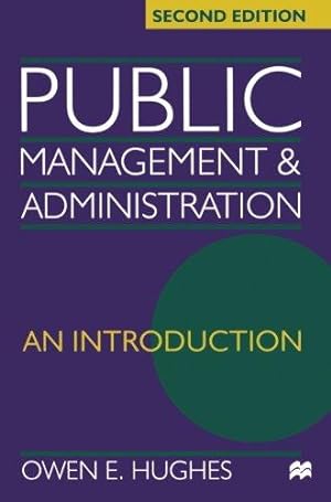 Seller image for Public Management and Administration: An Introduction for sale by WeBuyBooks