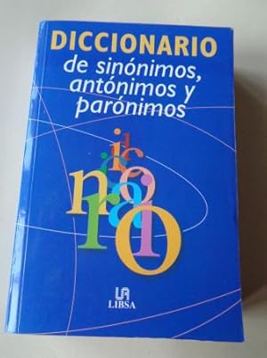 Seller image for Diccionaro de sinnimos, antnimos y parnimos for sale by GALLAECIA LIBROS