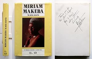 Miriam Makeba La mia storia Autografato Con James Hall 1989 EL Ediz. Lavoro
