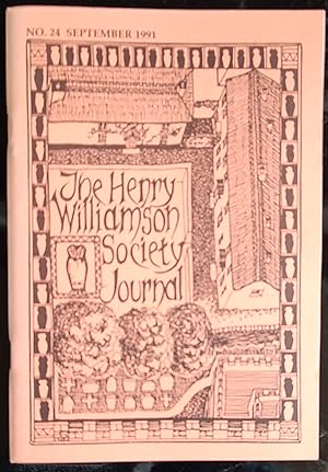 Bild des Verkufers fr The Henry Williamson Society Journal September 1991 Number 24 zum Verkauf von Shore Books