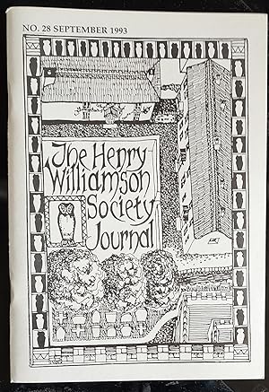 Seller image for The Henry Williamson Society Journal September 1993 Number 28 for sale by Shore Books